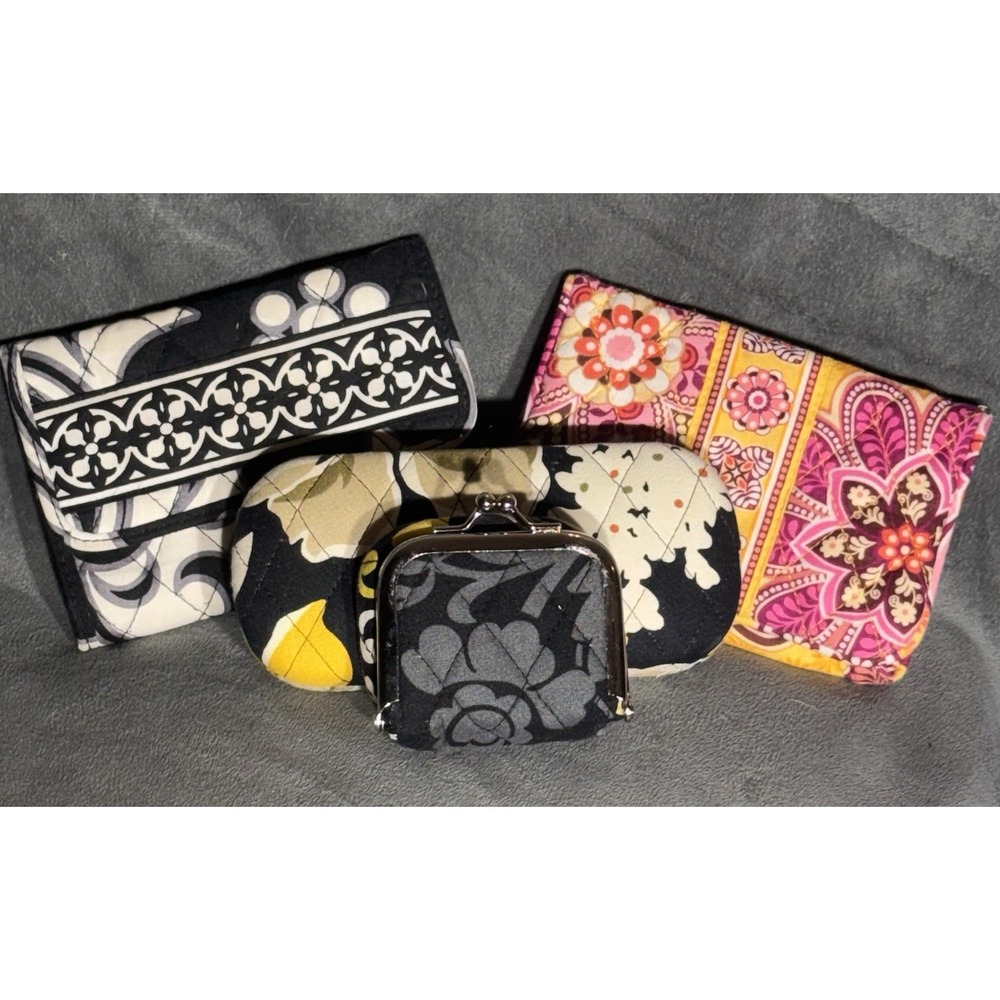 Vera Bradley 4 Piece lot! Excellent Condition, Fun Patterns, One Low Price!!